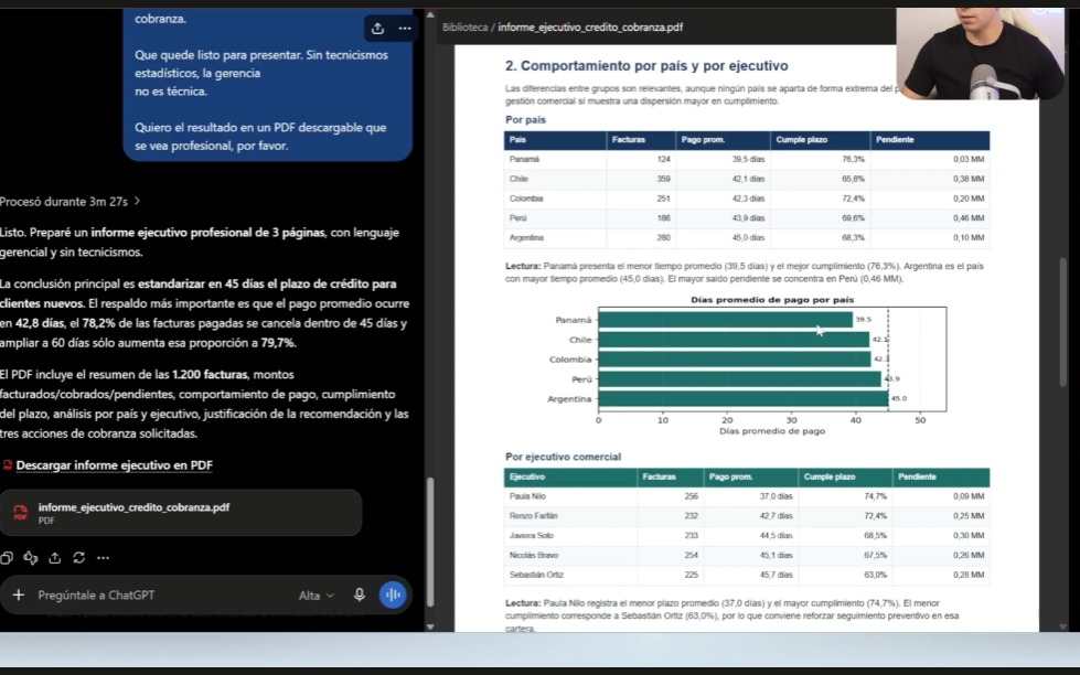 Informe ejecutivo generado a partir del archivo