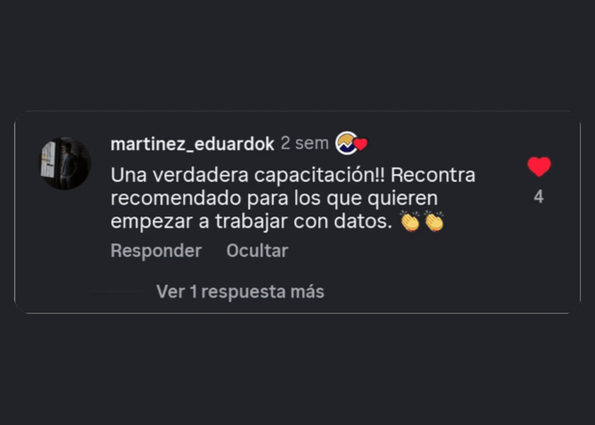 Comentario de un alumno
